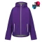 The Performance Coat (Purple + Grey)